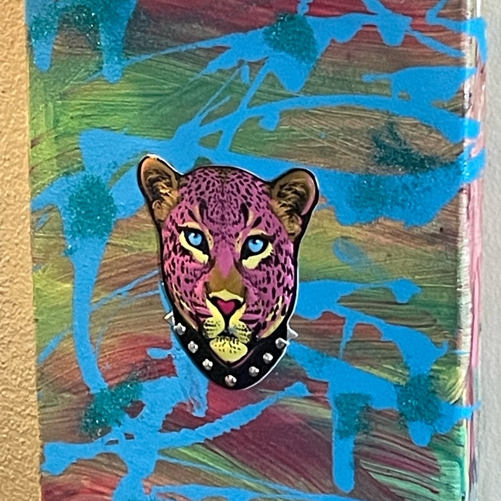 Vibrant Leopard Art Canvas